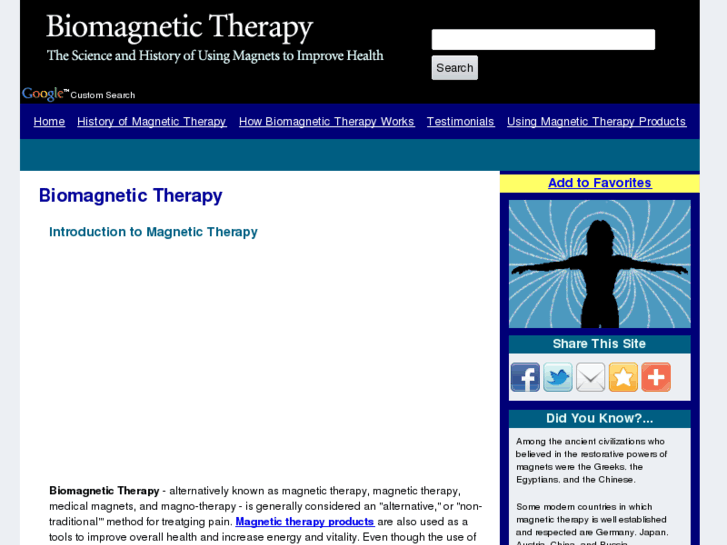 www.biomagnetic-therapy-info.com