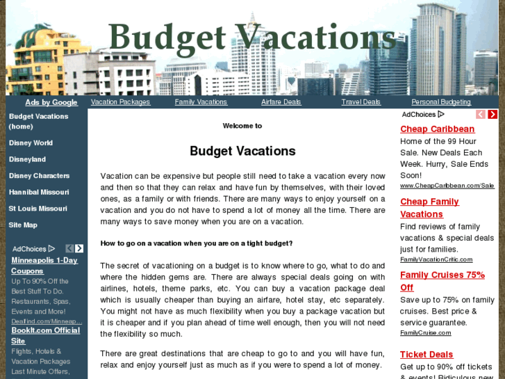 www.budget-vacations.org
