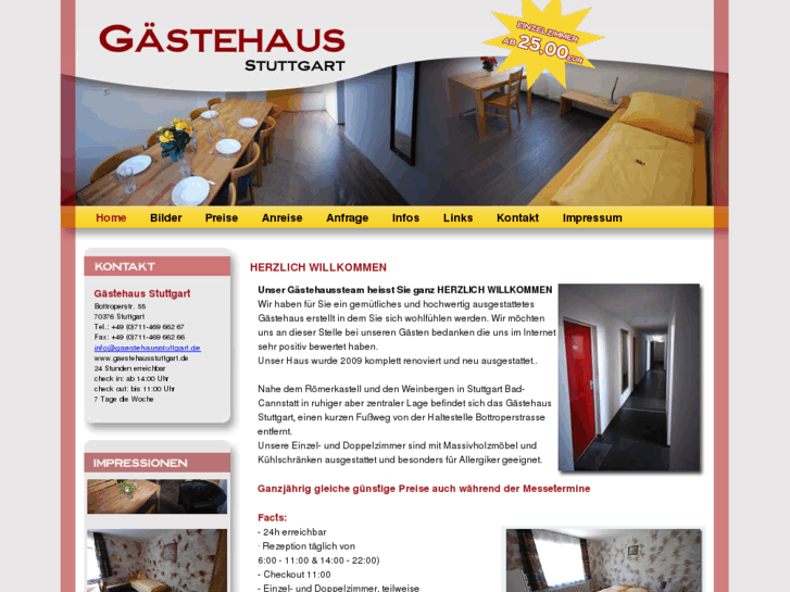 www.gaestehausstuttgart.de