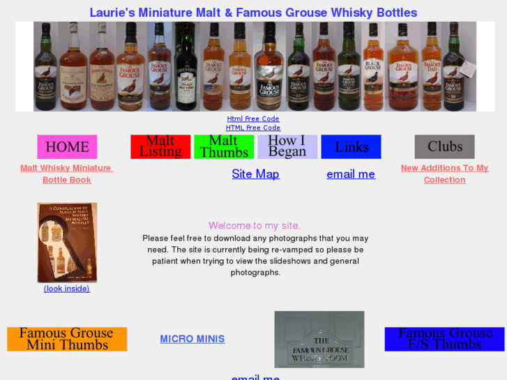 www.lauriesminiaturewhiskybottles.com