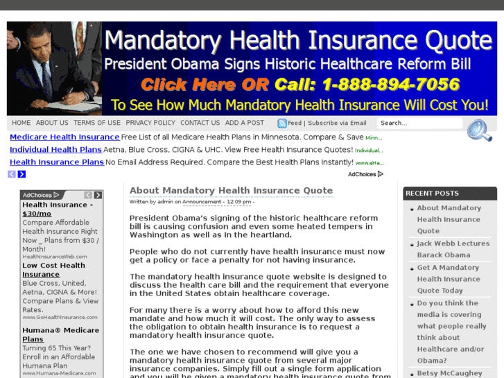 www.mandatoryhealthinsurancequote.com