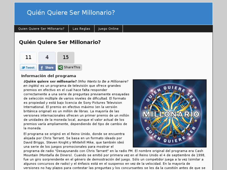 www.quienquieresermillonario.net