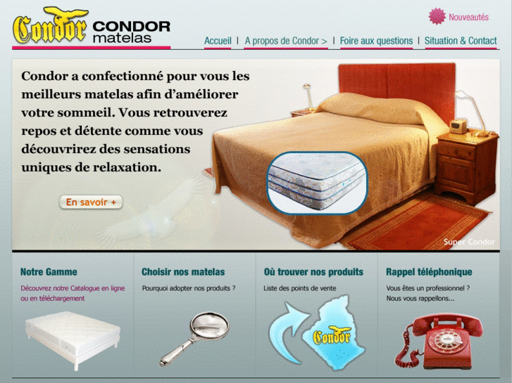 www.condor-matelas.com