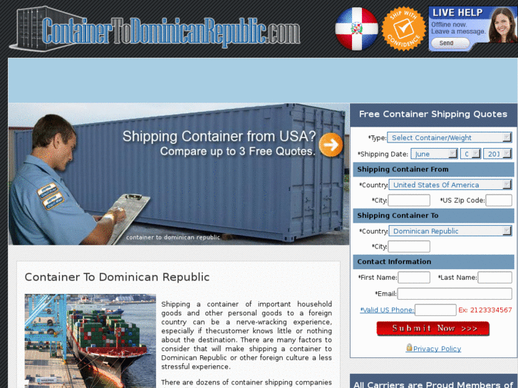 www.containertodominicanrepublic.com