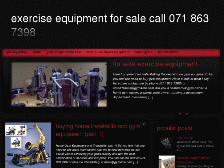 www.exerciseequipmentforsale.co.za