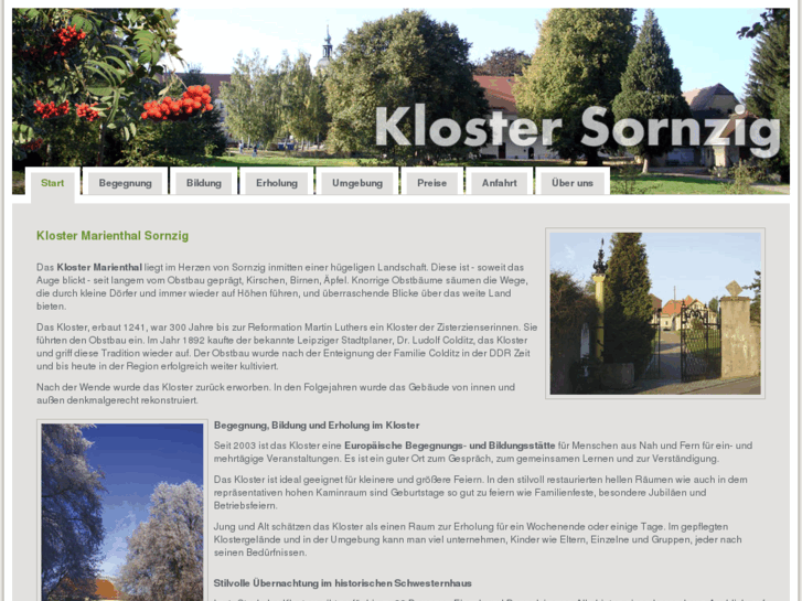 www.klostersornzig.de