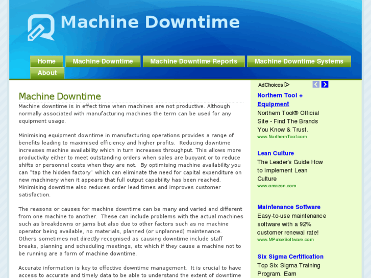 www.machine-downtime.com