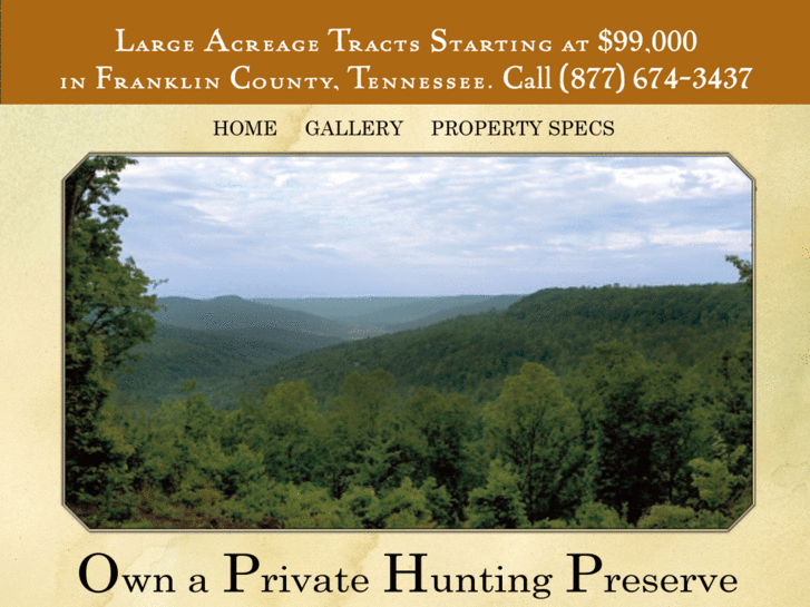 www.ownaprivatehuntingpreserve.com