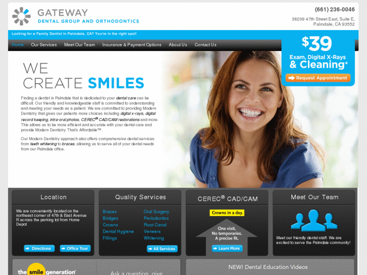 www.palmdalegatewaydental.com