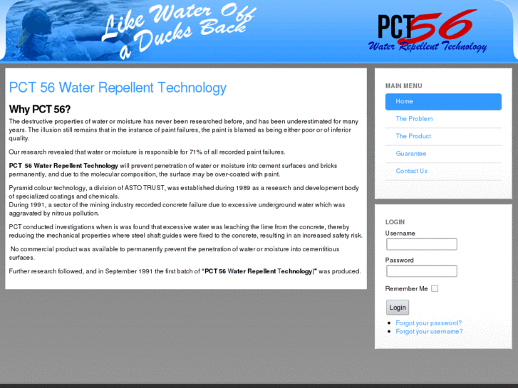 www.pctwaterrepellent.com