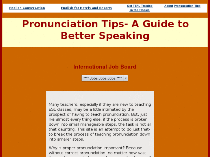 www.pronunciationtips.com