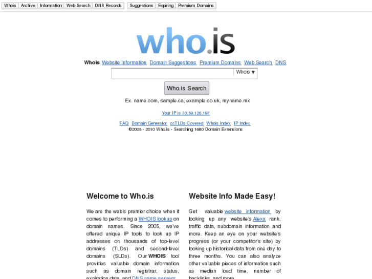 www.whois.is