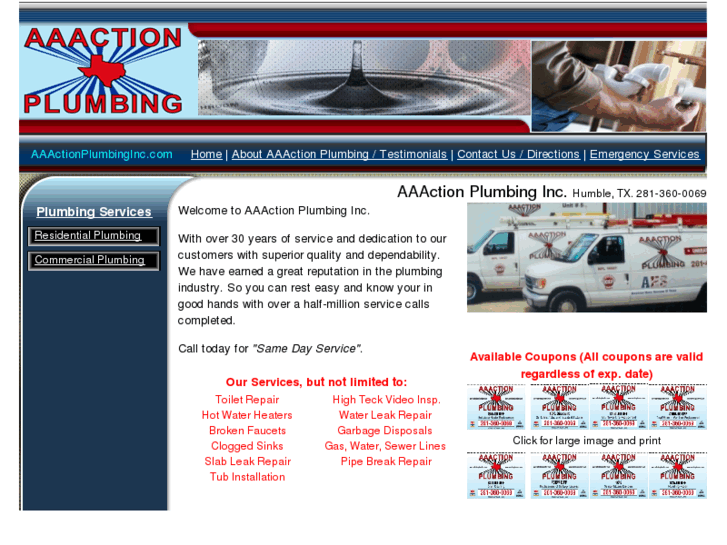 www.aaactionplumbinginc.com