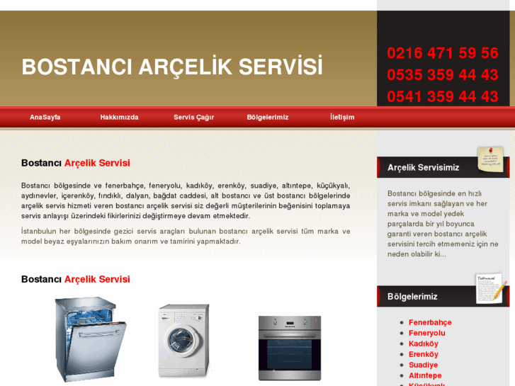 www.bostanciarcelikservisi.net