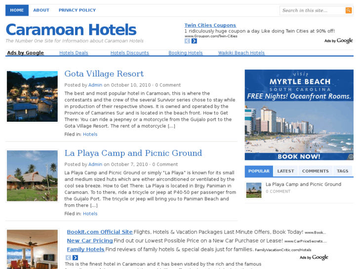 www.caramoanhotels.com