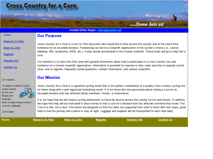 www.crosscountryforacure.com