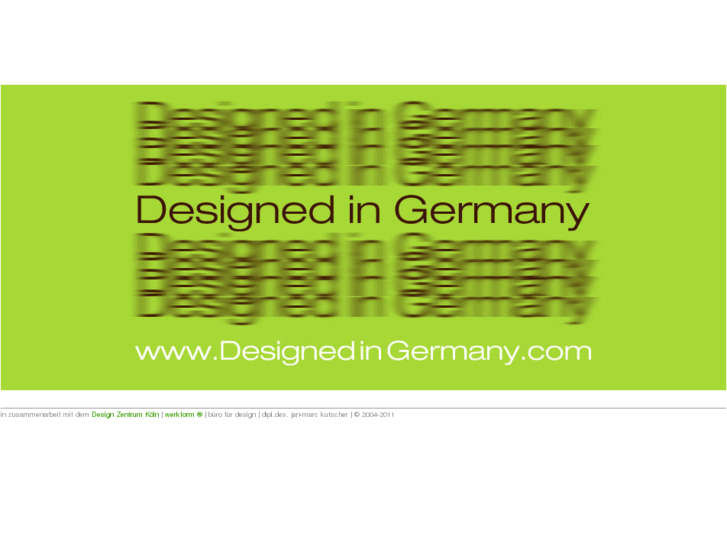 www.designedingermany.de