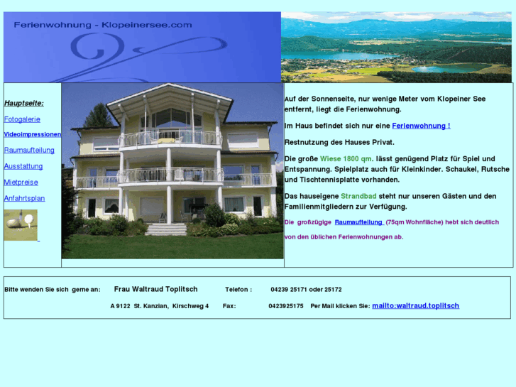 www.ferienwohnung-klopeinersee.com