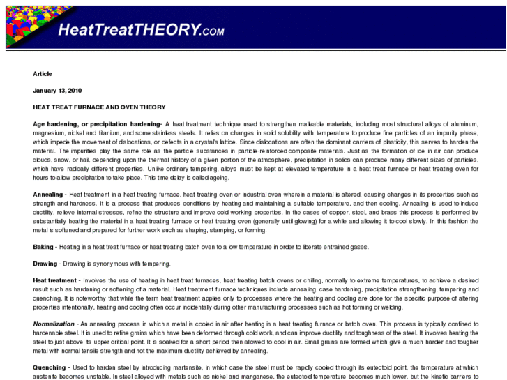 www.heattreattheory.com