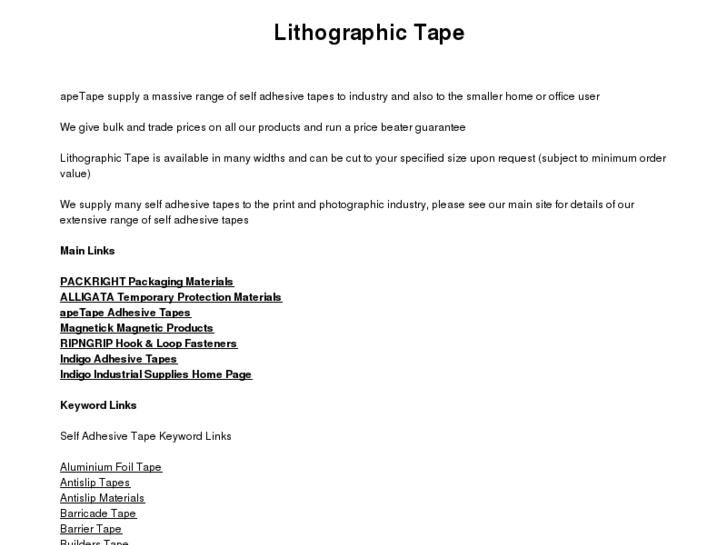 www.lithographictape.co.uk