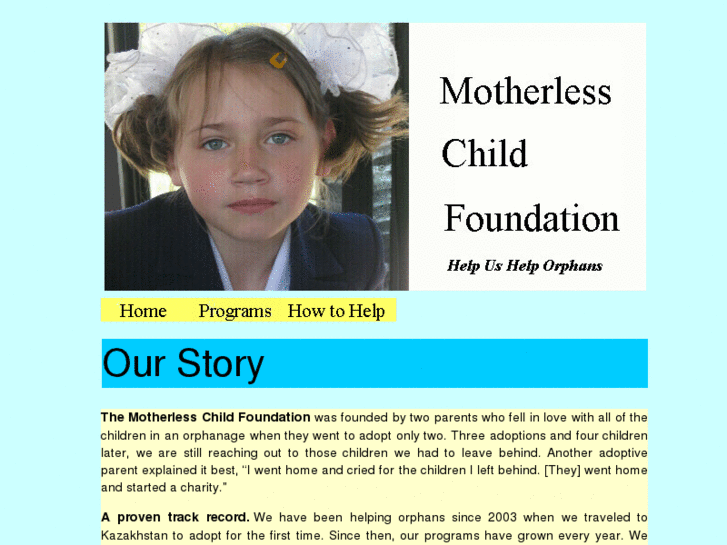 www.motherlesschildfoundation.org