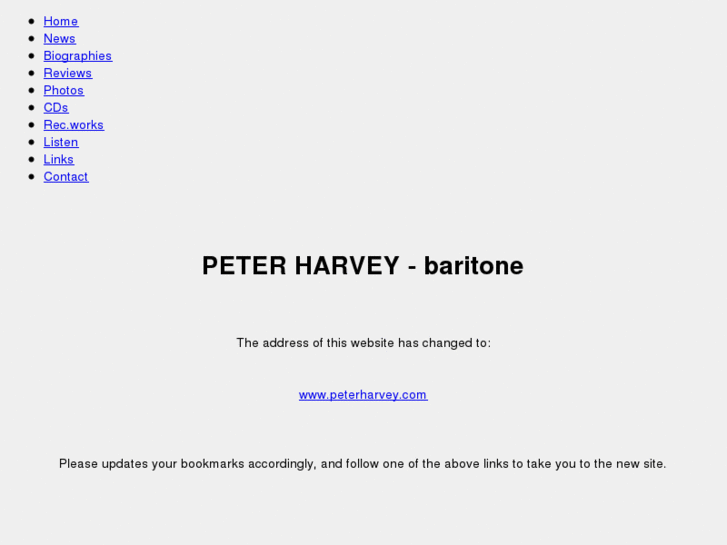 www.peterharvey.info