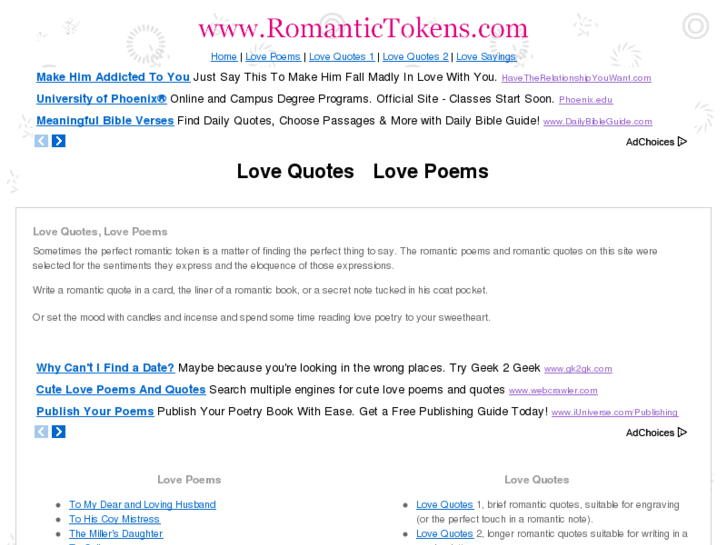 www.romantictokens.com