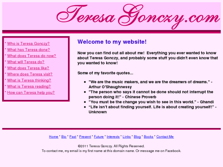 www.teresagonczy.com