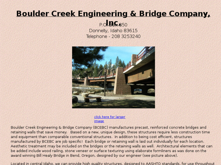 www.bouldercreekbridge.com