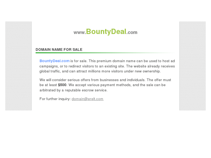 www.bountydeal.com