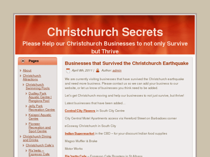 www.christchurchsecrets.com