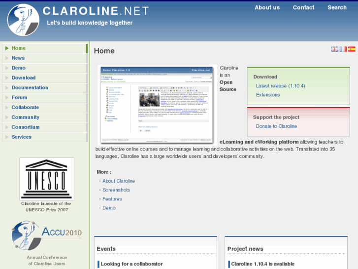 www.claroline.net