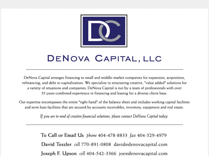 www.denovacapital.com