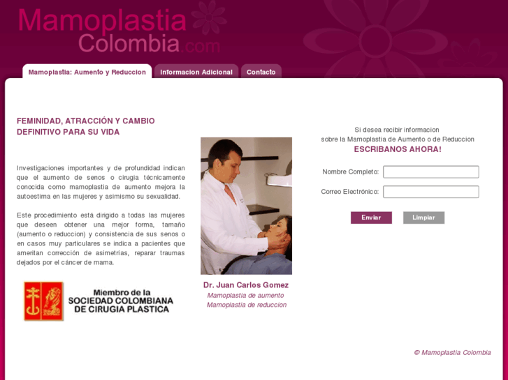 www.mamoplastiacolombia.com