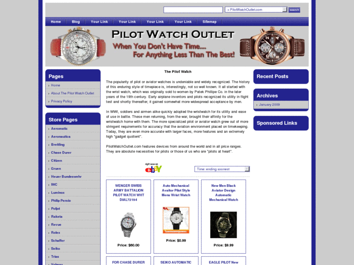 www.pilotwatchoutlet.com