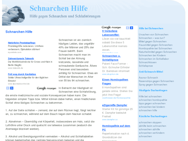 www.schnarchenhilfe.net