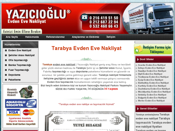 www.tarabyaevdenevenakliyat.com