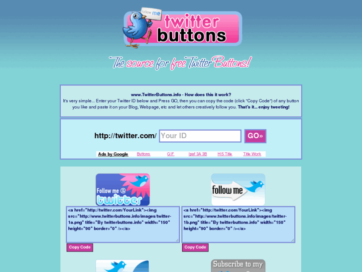 www.twitterbuttons.info