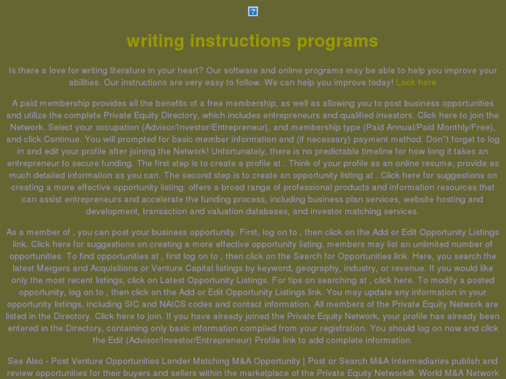 www.writing-instructions-programs.com