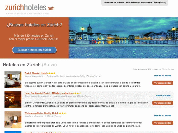 www.zurichhoteles.net