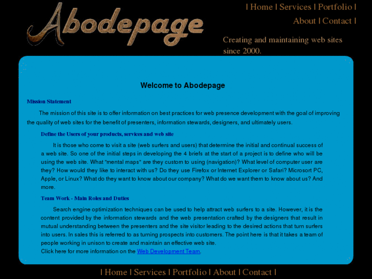 www.abodepage.com