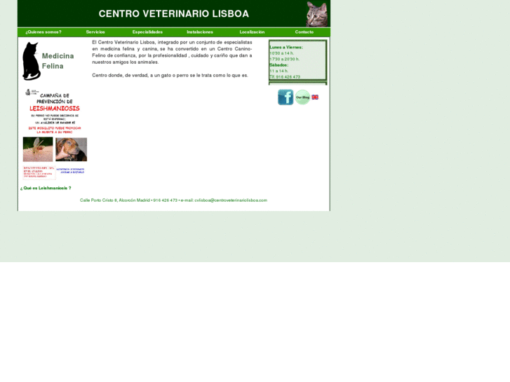 www.centroveterinariolisboa.es