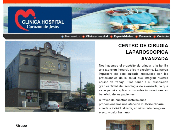 www.clinicahospitalcorazondejesus.com