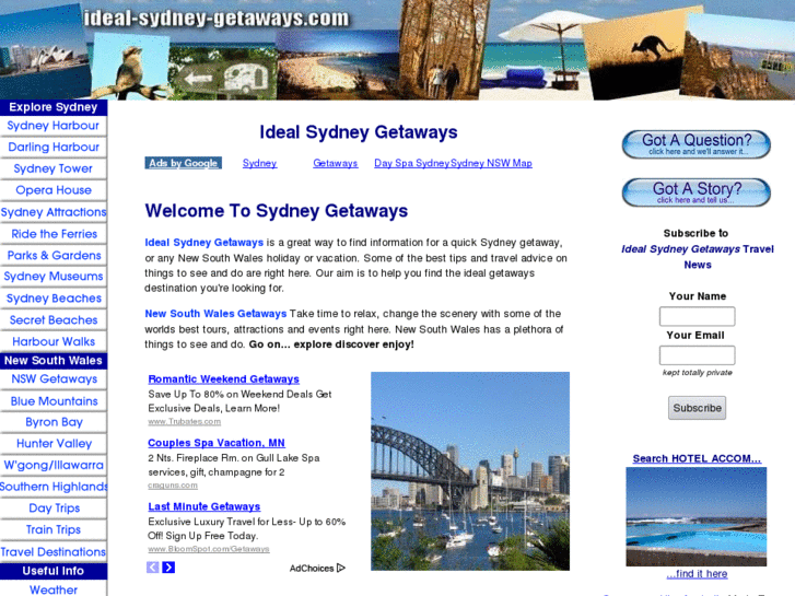 www.ideal-sydney-getaways.com