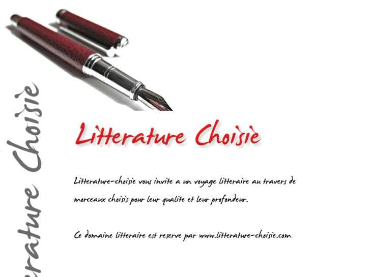 www.litterature-choisie.net