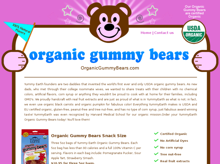 www.organicgummybears.com