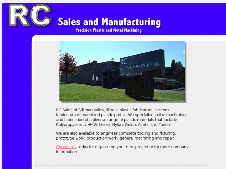 www.rcsalesandmanufacturing.com