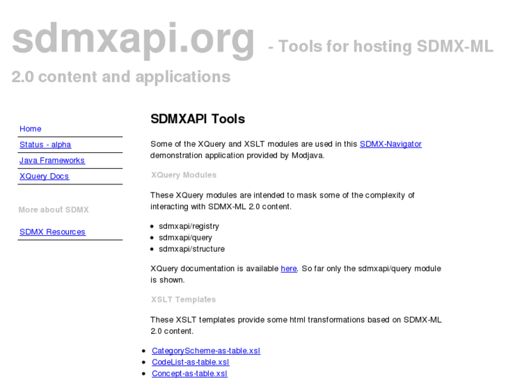 www.sdmxapi.org