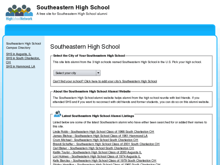 www.southeasternhighschool.org