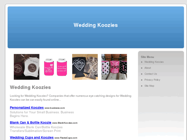 www.weddingkoozies.org